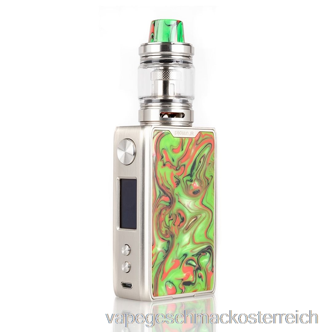 Ijoy Shogun Jr 126W TC Starter Kit Silver Spectre Green Vape Geschmack